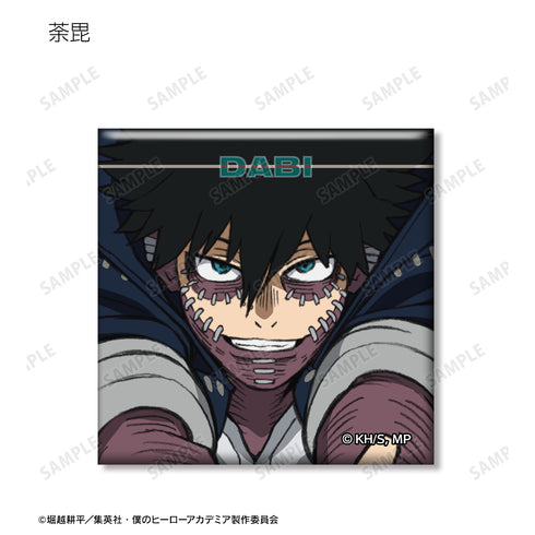 『僕のヒーローアカデミア』トレーディングスクエア缶バッジ ver.D(全9種) BOX