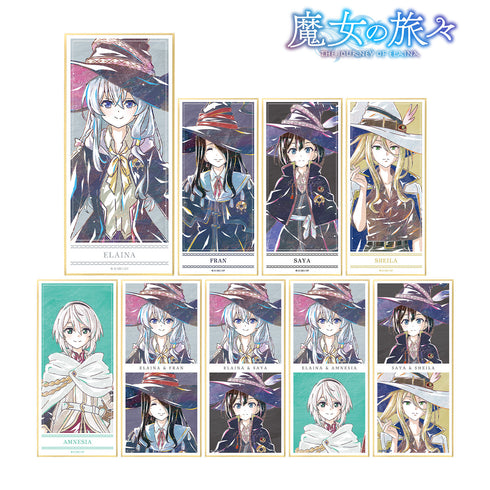 『魔女の旅々』トレーディング Ani-Art スタンド付き色紙 BOX