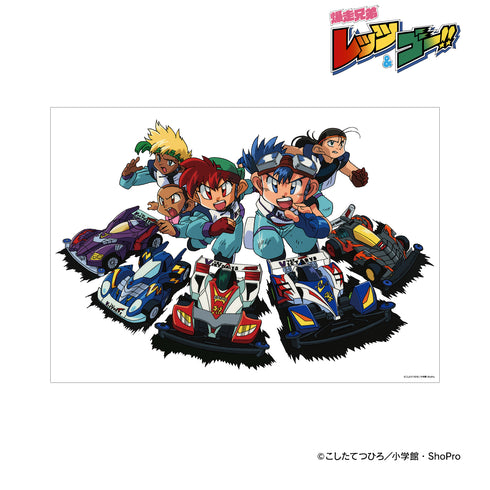 『爆走兄弟レッツ&ゴー!!』TRFビクトリーズ A3マット加工ポスター