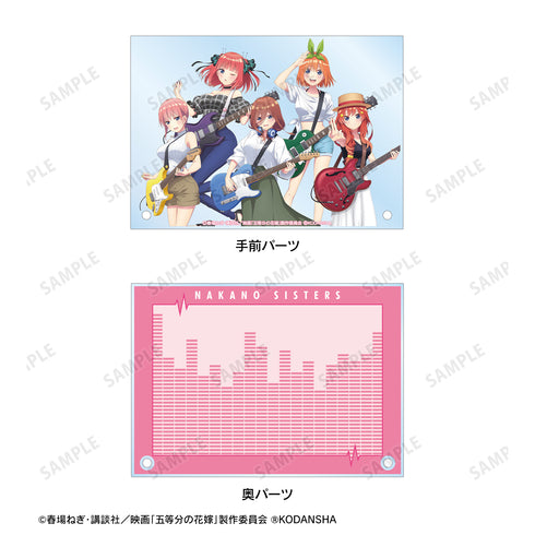 『映画 五等分の花嫁』描き下ろしイラスト 集合 ギター演奏ver. ダブルアクリルパネル