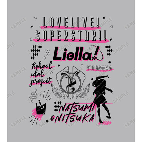 『ラブライブ!スーパースター!! 』鬼塚 夏美 Ani-Sketch Tシャツ (メンズ/レディース)