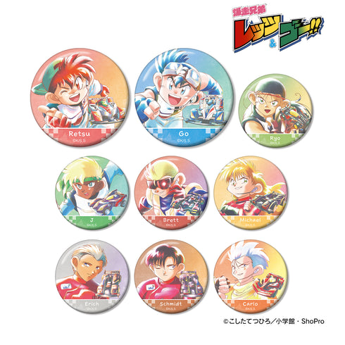 『爆走兄弟レッツ&ゴー!!』トレーディング Ani-Art aqua label 缶バッジ(全9種) BOX