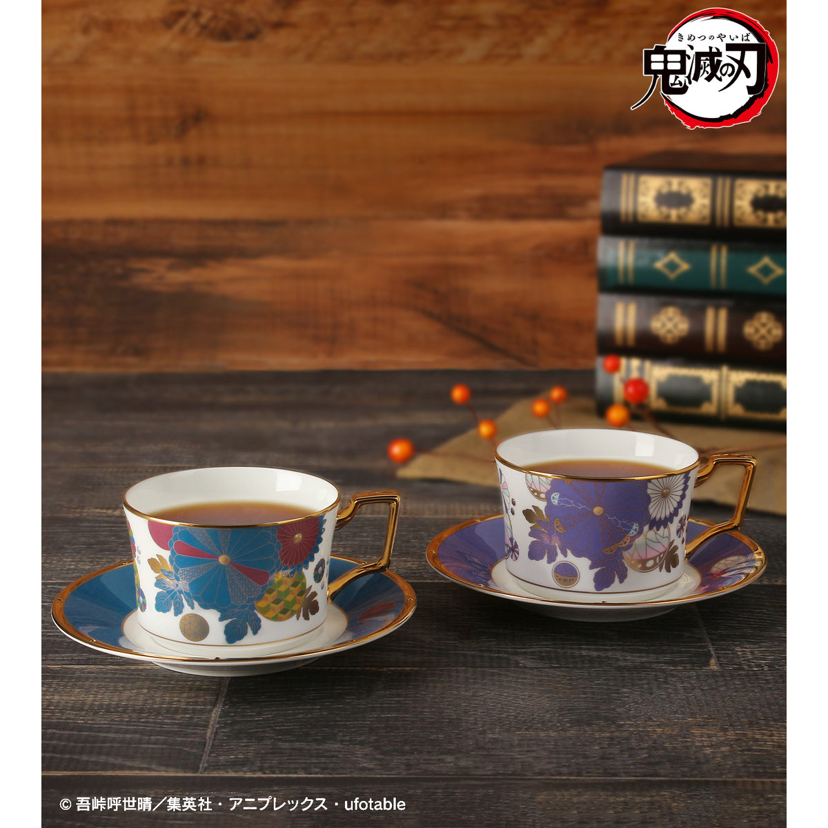 鬼滅の刃 ノリタケ カップ＆ソーサー 胡蝶しのぶ アニメ「鬼滅の刃」 - ノリタケ 冨岡義勇＆胡蝶しのぶ カップ