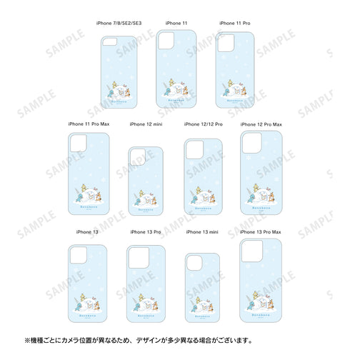 『ぼのぼの』かまくらにしまっちゃおうね グリッターiPhoneケース