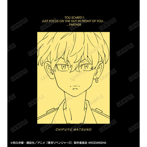 『東京リベンジャーズ』松野千冬 箔プリントTシャツ (メンズ/レディース)