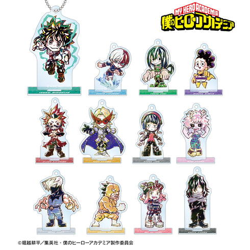 『僕のヒーローアカデミア』トレーディング デフォルメAni-Art アクリルスタンドキーホルダー ver.A(全12種) BOX