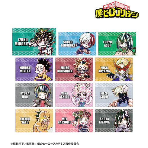 『僕のヒーローアカデミア』トレーディング デフォルメAni-Art カードステッカー ver.A(全12 種) BOX