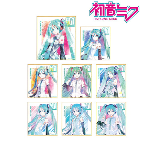 『初音ミク』トレーディング Ani-Art 第3弾 ミニ色紙(全8種) BOX