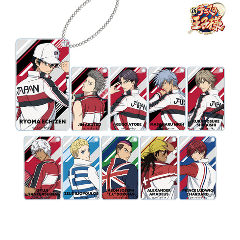 『新テニスの王子様』描き下ろしイラスト 戦う背中ver. トレーディングスクエアアクリルキーホルダー(全10種) BOX