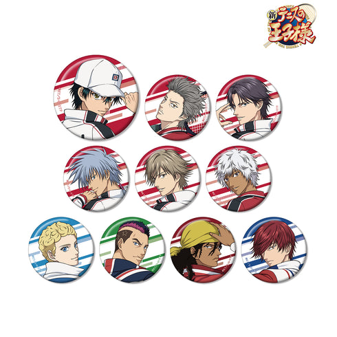 『新テニスの王子様』描き下ろしイラスト 戦う背中ver. トレーディング缶バッジ(全10種) BOX
