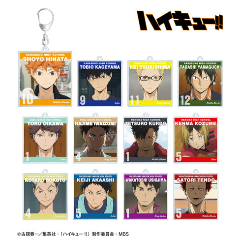 『ハイキュー!!』トレーディング場⾯写アクリルキーホルダー(全12種)BOX