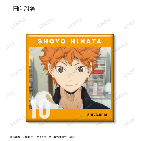 『ハイキュー!!』トレーディング場⾯写スクエア⽸バッジ(全12種)BOX
