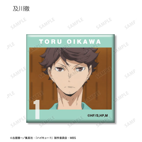 『ハイキュー!!』トレーディング場⾯写スクエア⽸バッジ(全12種)BOX