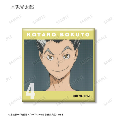 『ハイキュー!!』トレーディング場⾯写スクエア⽸バッジ(全12種)BOX