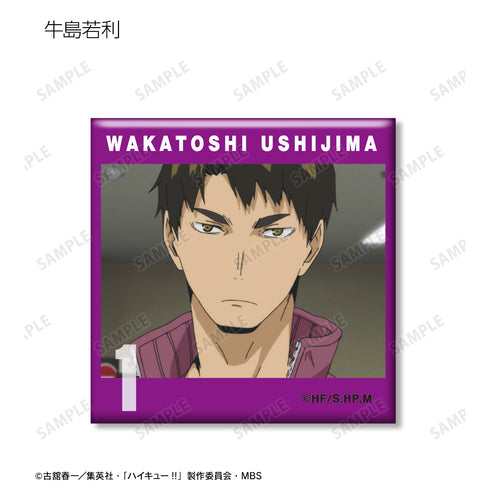 『ハイキュー!!』トレーディング場⾯写スクエア⽸バッジ(全12種)BOX