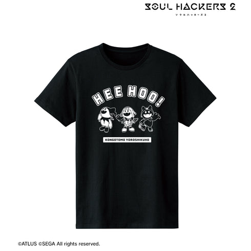『ソウルハッカーズ2』ジャックフロスト&じゃあくフロスト&Aiホー ヒーホー Tシャツ (メンズ/レディース)