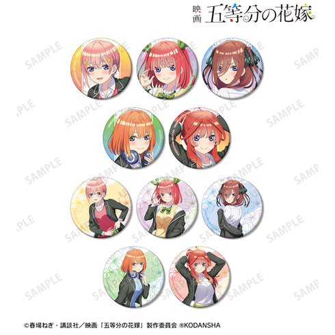 『映画 五等分の花嫁』描き下ろしイラスト ⾐装交換ver. トレーディング⽸バッジ(全10種)BOX