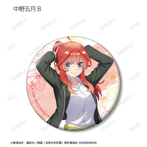 『映画 五等分の花嫁』描き下ろしイラスト ⾐装交換ver. トレーディング⽸バッジ(全10種)BOX