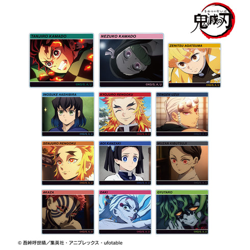 『鬼滅の刃』トレーディング場⾯写アクリルステッカー ver.A (全12種) BOX