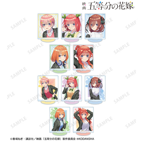 『映画 五等分の花嫁』描き下ろしイラスト ⾐装交換ver. トレーディングアクリルスタンド (全10種)BOX