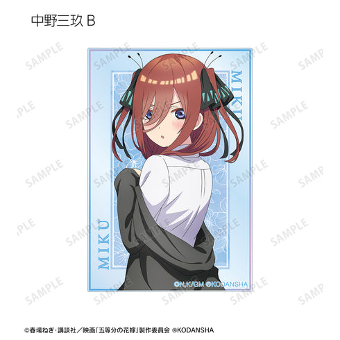 『映画 五等分の花嫁』描き下ろしイラスト ⾐装交換ver. トレーディングアクリルカード(全 10種)BOX