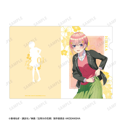 『映画 五等分の花嫁』描き下ろしイラスト 中野⼀花 ⾐装交換ver. クリアファイル