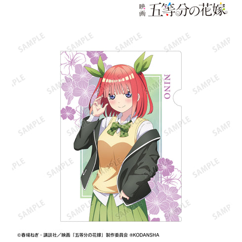 『映画 五等分の花嫁』描き下ろしイラスト 中野⼆乃 ⾐装交換ver. クリアファイル