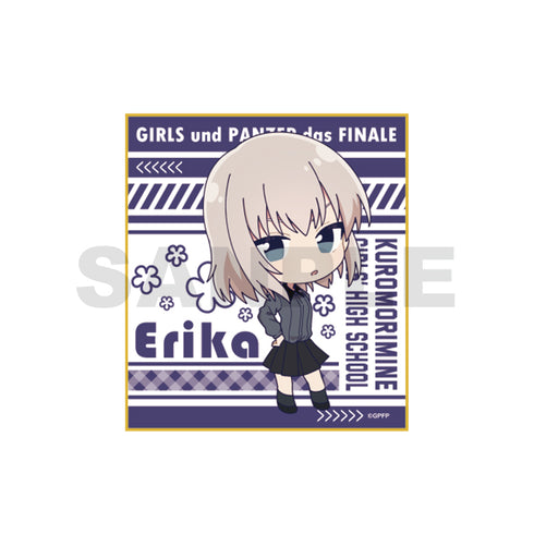 『ガールズ&パンツァー最終章』ミニ色紙 逸見エリカ