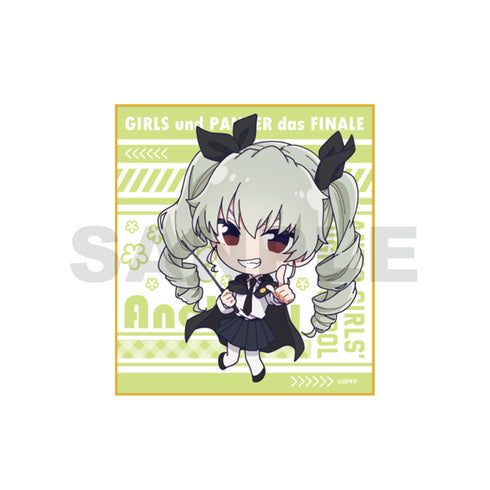 『ガールズ&パンツァー最終章』ミニ色紙 アンチョビ