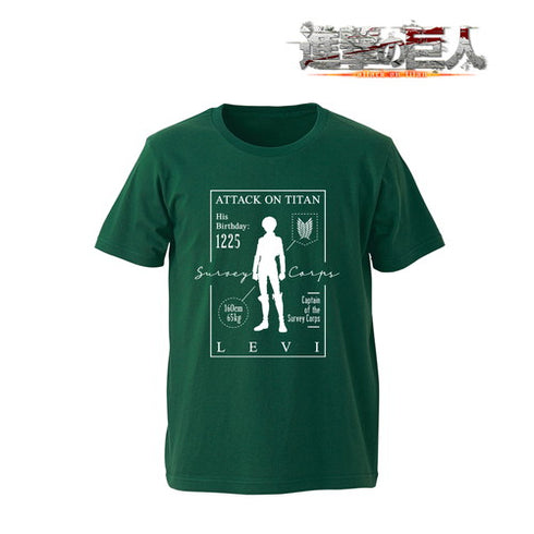 『進撃の巨人』リヴァイ Tシャツ (メンズ/レディース)