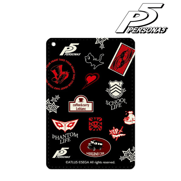 『ペルソナ5』モチーフ柄 1ポケットパスケース