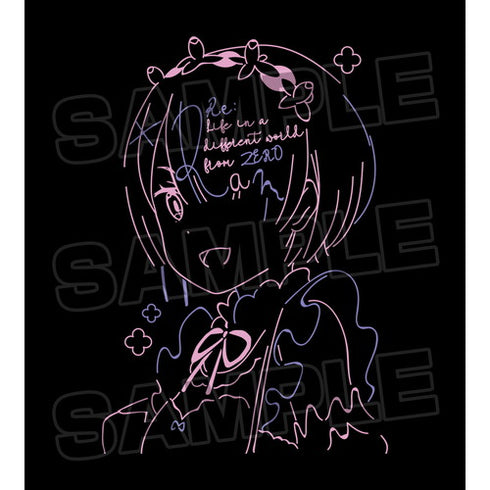 『Re:ゼロから始める異世界生活』ラム lette-graph Tシャツ(メンズ/レディース)