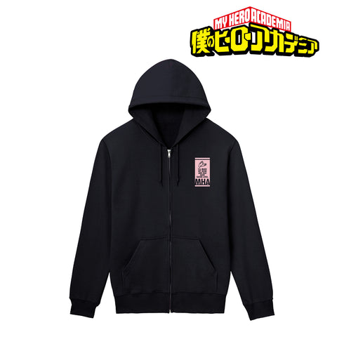 『僕のヒーローアカデミア』麗日お茶子 バックプリントジップパーカー (メンズ/レディース)
