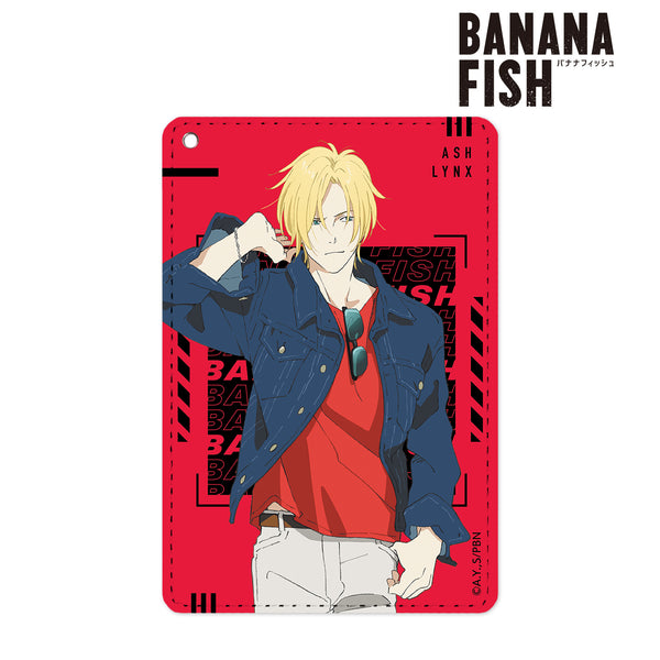 『BANANA FISH』描き下ろしイラスト アッシュ・リンクス デニムver. 1ポケットパスケース