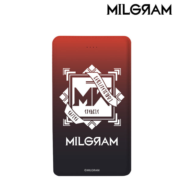 『MILGRAM -ミルグラム-』監獄エンブレム モバイルバッテリー
