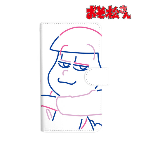 『おそ松さん』トド松 ラインアート 手帳型スマホケース