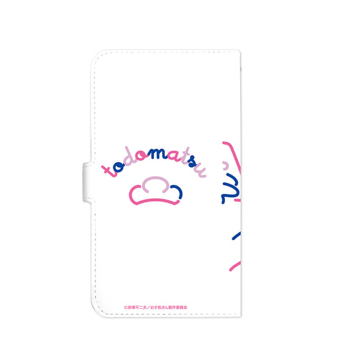 『おそ松さん』トド松 ラインアート 手帳型スマホケース