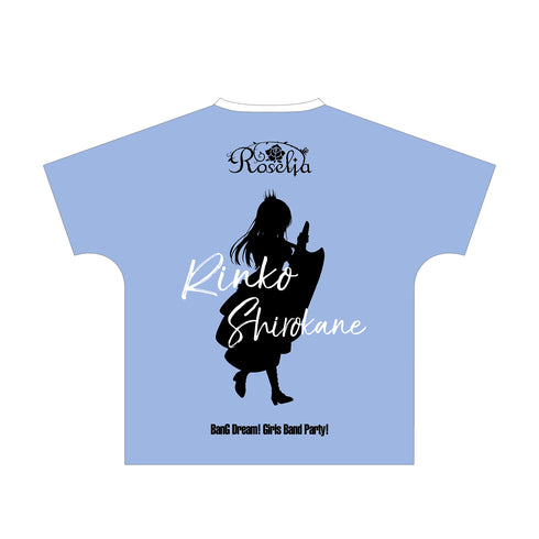 『バンドリ! ガールズバンドパーティ!』⽩⾦ 燐⼦ Ani-Art フルグラフィックTシャツ vol.3