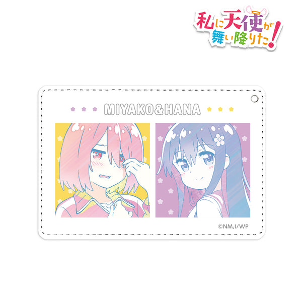 『私に天使が舞い降りた!』星野みやこ&白咲花 Ani-Art 1ポケットパスケース