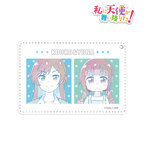 『私に天使が舞い降りた!』松本香子&松本友奈 Ani-Art 1ポケットパスケース
