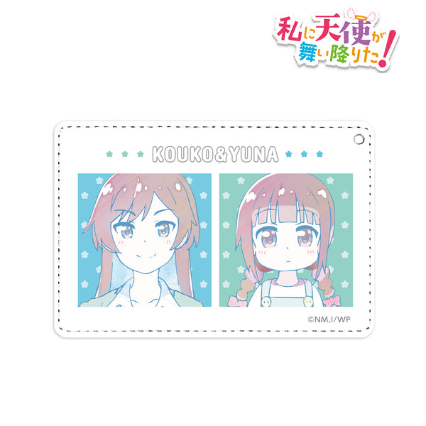 『私に天使が舞い降りた!』松本香子&松本友奈 Ani-Art 1ポケットパスケース