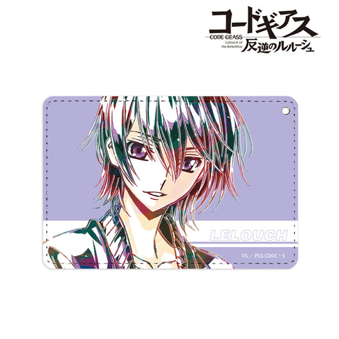 『コードギアス 反逆のルルーシュ』描き下ろしイラスト ルルーシュ Casual Style 1ポケットパスケース Ani-Art ver.