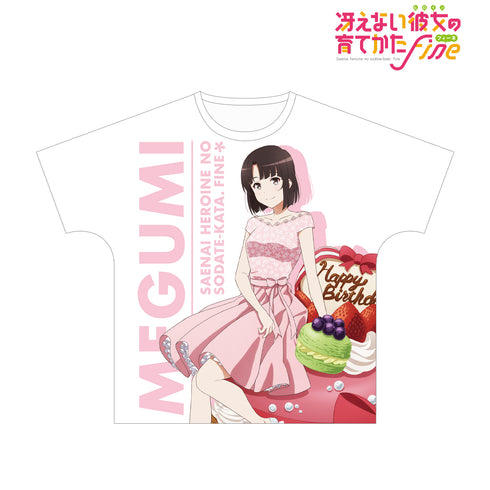 『劇場版 冴えない彼女の育てかた Fine』描き下ろしイラスト 加藤恵 バースデーver. フルグラフィックTシャツ