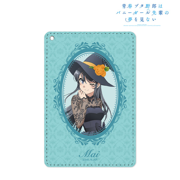 『青春ブタ野郎はバニーガール先輩の夢を見ない』描き下ろしイラスト 桜島麻衣 ハロウィンver. 1ポケットパスケース