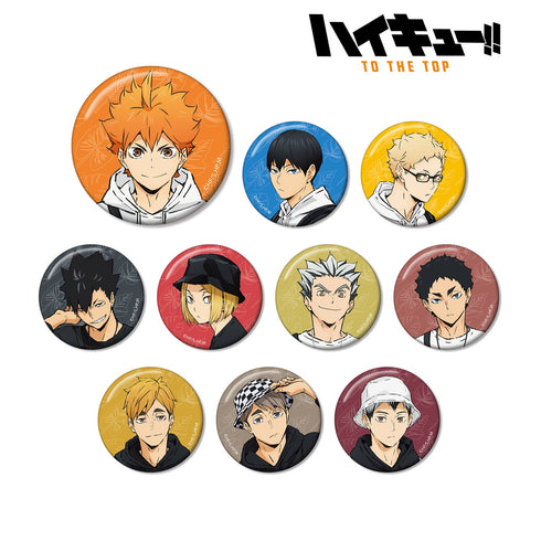 『ハイキュー!! TO THE TOP』描き下ろしイラスト レジャーver. トレーディング缶バッジ BOX