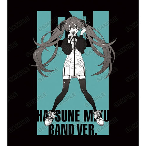 『ピアプロキャラクターズ』描き下ろしイラスト 初音ミク バンドver. Art by tarou2 パーカー(メンズ / レディース)