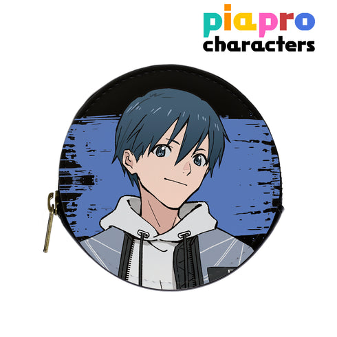 『ピアプロキャラクターズ』描き下ろしイラスト KAITO バンドver. Art by tarou2 ラウンドコインケース