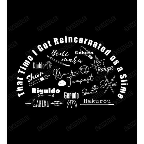 『転生したらスライムだった件』モチーフ Tシャツ(メンズ/レディース)