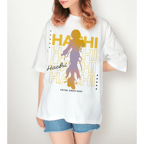 『HACHI』緜先生 描き下ろしイラスト HACHI タクティカルファッションver. BIGシルエットTシャツ