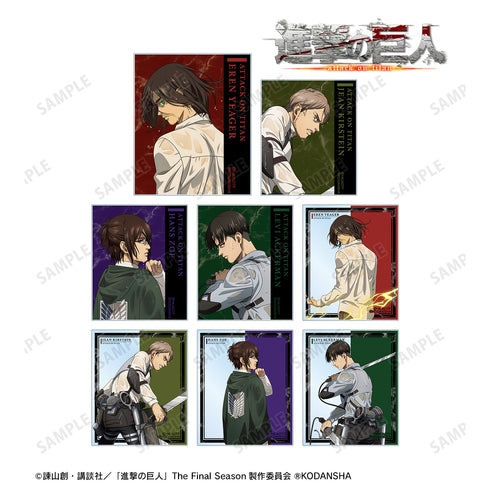 『進撃の巨人』描き下ろしイラスト 戦う背中ver. トレーディングアクリルカード (全8種) BOX